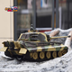 Henglong Tiger King Henschel 3888a 1/16 Fernbedienungstankschienenwagen 7.0 System Off-Road-Modell Spielzeug 3888a Stahlzahnbox Version Standard mit 7,4 V 1800 Lithiumbatterie