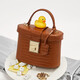 Golden Fox Women's Bag Women's Bag 2025 New Light Luxury One-Shoulder Crossbody Bag Valentine's Day Birthday Gift to Wife and Girlfriend Brown