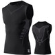 Sports Vest Sports Moletizaciones de secado rápido de hombres Fitness Fitness Capacitación de baloncesto Entrenamiento VEST Correr camiseta que absorbe el sudor sin mangas BX13-Black XL
