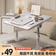 Quanpinwu lifting bed computer table desk foldable study table lazy dormitory bay window table slate gray regular style + card slot + anti-slip tray