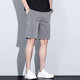 Hailan Home's brand summer thin shorts men's casual suit pants plaid striped five-point pants Korean style trend 629-653 Black M
