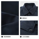 Septwolves trench coat men's autumn lapel twill thin cotton mid-length fashion casual commuting comfortable versatile men's jacket