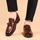 Cartelo Crocodile (Cartelo) Mat Suit Chaussures en cuir masculin Plat de moule à plat Men Flatung Formal Youth Pointed Toed Chaussures de mariage décontractées Spring and Automne Beans 9923 Matte noir 38