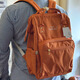 sun earth/u Japanese new multi-functional mother bag mother and baby bag lightweight large capacity mother backpack casual backpack women waterproof orange (20L)

