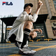 斐乐（FILA）【杨幂同款】女鞋芭蕾2老爹鞋2025夏季新款跳跳德训休闲运动鞋 星白/太空银-GS 37.5
