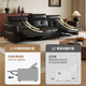 Sofa électrique en cuir mural de Cardoli Zero, salon de chute de vache de couche supérieure Petit appartement noir 3,48 mètres Single Electric SF691D