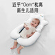 
Aibaoshi baby pillow shaped pillow newborn comfort pillow baby anti-shock sleeping pillow U-shaped detachable white S308