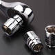 Clcey 12,5 mm mm hexagonal à manches courtes courte à manches électriques manche en clés électrique Réparation automatique 8 mm manche courte 11301