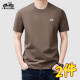 Camiseta de manga corta de automóvil clásico para hombres 2024 Camiseta de algodón redondo de algodón delgado de verano Top informal de media manga para hombres LYC-ES9929 Military Green + White Dos piezas de dos piezas, una talla 105 recomendada 90-110Jin [Jin equivale a 0.5 kg]