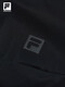 Fila Damens gewebte Jacke 2025 Sommer neuer Outdoor-Sport Slim Slim Kapuzenkapsel Top Dark Black-BK XS 155/76A/XS