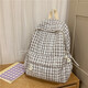 Sac à dos pour les femmes de nouveau sac école au collège de style coréen pour femmes Junior High School Canvas Sac décontracté de voyage polyvalent sac à dos rose foncé