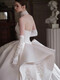 Qinchis neuer Produktröhre Top Satin Haupthochzeitskleid 25 neuer Stil entkommener Prinzessin French Prewnd Woman High-End Long Tail Out, Vollfeld Hochzeitskleid + Drei S für 90 Jin [Jin gleich 0,5 kg], gleich groß