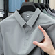 ZZANG/INS LIGHT LUXURY High-High-Sensing Ice Sensing Sensing Short String Camish Summer's Summer New Casual Lapel Lapel Comes Business Camiseta Top 12357 Light Grey 4xl (recomendado 180-200Jin [Jin equivale a 0.5 kg])