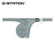 G-STATION high-end unlimited Japanese small style men's thong, smooth and skin-friendly, sexy tight low-waisted thong underwear, blue 2XL (for small sizes, it is recommended to go up 1-2 sizes)
