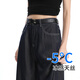 
Baiyuan Pants Industry Laiser Tennis Wide Legs Jeans Women's 2025 Spring and Summer New Loose Straight Cool Smooth Smooth Pants Women 6630 Denning Pants [Tiansi] M