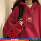 耐克（NIKE）女装上衣 2025春季新款运动服跑步休闲连帽针织衫宽松卫衣套头衫 HV8461-677/红色新年款 XL (170/92A)