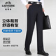 
Classic car mulberry silk trousers men's 2025 summer thin style middle-aged and elderly father's outfit high waist deep loose casual straight pants Navy blue 9901 [Summer] thin style 29 2 feet 2 waist circumference