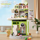 Yunya Children's Kitchen Toys Playing House Cooking Simulation Full Full de bébé 3 ans 6 Girls Children's Day Gift Birthday Anniversaire exclusif Green [Sound and Light Spray Large Kitchen 93-Piece Set] Cooking Toys Kitchen 6-1 Cadeau