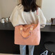 Grenzüberschreitende Mode vielseitig Boston Reisetasche 2025 Neue trendige Handtasche Umhängetasche große Kapazität Einfache Crossbody-Tasche Pink