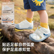 Jinopu ​​baby walking shoes 2025 spring and autumn soft-soled baby floor shoes men's and women's toddler shoes GB2483 white