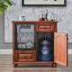 Yusenyi Tea Bar Шкаф Home Living Room Полностью автоматический интеллектуальный дозатор с твердым древесиной с дезинфекцией шкафа Новый китайский высококачественный высококачественный 9902 Полностью автоматический тепло льда