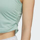 
adidas [Jinlang Sports] Women's Three-leaf Crocodile Short Sports Tight Lapel Vest KE3894 Color M