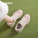 Agsdon German training shoes for women new versatile breathable sneakers for women thick-soled fashion casual shoes B151373 pink 38