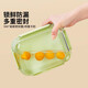 
Lock Lock (LOCK/LOCK) microwave oven heating special lunch box glass freshness box soup bowl packed lunch box bento box office worker 2025 new model Yanlan - Da Chang Sandi + round 1050ml single-piece pack