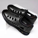 
Summer hollow mesh eyelid sandals men's breathable casual shoes hole shoes soft bottom business casual leather shoes men's sandals [TY-618] hollow leather shoes - brown 41