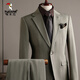 Woodpecker (TUCANO) Fashion Suit Suit Men's Business Casual Banquet Wedding Dress Professional Formal Suit Men's Suit Host Heig (suit + trousers) XL 52 (125-138 Jin Jin equals 0.5 kg)