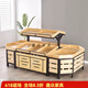 
Xixiangyuan shelf display rack multifunctional fruit shelf vegetable shelf steel wooden rack fruit store wooden end 14065 meters wooden three pieces shipped