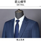 Wirpta high-end brand suit men's autumn and winter new worsted 100 wool business formal banquet dress wedding blue (spot delivery) M 170