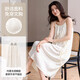 Camisón de suspensas de seda de hielo y nieve para mujeres con almohadillas de pechuga para faldas de playa de verano para vestidos de verano para ropa casera se puede usar fuera de AM13117 XL recomendado 120-140Jin [Jin iguala 0.5 kg] código de tarjeta para tomar una gran oportunidad