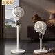 Xiaomi Intelligent Voice Air Circulation Fan Household Floor-standing Light Sound Energy-Saving Electric Fan Desktop Small Fan Energy-Saving Electric Fan Dual-Purpose Large Air Volume Fan Tower Fan Air Conditioning Fan Heightened Remote Control Touch Model 12-Hour Timing | 8 Gears | Left and Right Shaking 2025 New | Pure Copper Large Motor | Super Wind Speed | Whole House Air Supply and Cooling