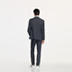 K-Boxing K-Boxing K-Boxing Men's Autumn Wedding and Business Trip High-End Business Commuting Suit Set Suit BSFE3309 Dark Gray A L