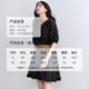 
Chamdora Bohemian pure cotton tied V-neck dress for women summer ruffled rotator sleeves A-line skirt romantic midi skirt