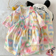 
Shiganudopamine love pajamas for women, summer cloud sao short-sleeved three-piece set home clothes, Chinese Valentine's Yunduo Cotton-J9901 Paradise Puppy Three-piece set M [Suggestion 75-100Jin [Jin equals 0.5 kg]]