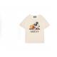 古驰（GUCCI）Love Parade FW22 字母圆领短袖  落肩袖T恤 女款 节日送礼 灰白色492347-XJB7W-9756 2XL