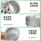 Temeiju tinfoil bowls 30 pieces cake mold tinfoil cups baked pudding steamed cake air fryer tinfoil plate thickened