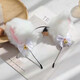 Cute plush cat ears headband cosplay anime cat girl headband fox ears bell performance headdress plush cat ears white