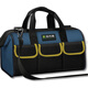 Fuyan electrician tool bag wear-resistant extra thick durable canvas thickened portable construction site bag waterproof woodworking large capacity thickened large blue 20 inches long 44 wide 24 high 29 hands