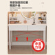 Olin European Style Dressing Table Modern Simple Bedroom Dressing Table Small Apartment Light Luxurious High-end Dressing Table with LED Light Dressing Mirror