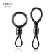 
Car universal key chain pendant metal high-quality key chain waist buckle ring hanging decoration spring buckle simple car key chain (silver round)
