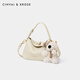 Bag Cinvaikrose Bolsas Crossbody Bag Women's 2025 New Hand Bucket Bag Bagón de lingote de estilo coreano Beige