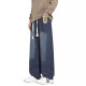 Straight Jeans Men's Spring and Autumn American Retro Pants Retro Casual Hens.