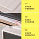 Sanqihu Wardrobe Storage Box Drawer Clothing Storage Box Household Clothing Storage Box Plastic Transparent Underwear Storage Box C3523 Deep 45 Width 35 Height 23CM One-pack brown quality/