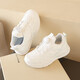 Warrior children's running shoes, sports campus white shoes, versatile casual shoes WZ(CL)-1134 white 34