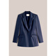 OBBLIGATO Origato spring midnight blue matte lapel collar one-button blazer midnight blue jacket S