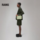 Bags croisés à un épaule des pluies hommes et femmes Sac de sport Sac à cyclisme Sac de taille de la taille de la taille de la taille W3 / 14110 Brown Gravel Brown
