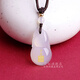 Chili White Gourd Five Elements Metal Geng Gold Pendant Xin Gold Energy Card Pendant Missing Gold Qian Gua Nothingness Card Geng Gold + Gold Gua (Pendant Style)